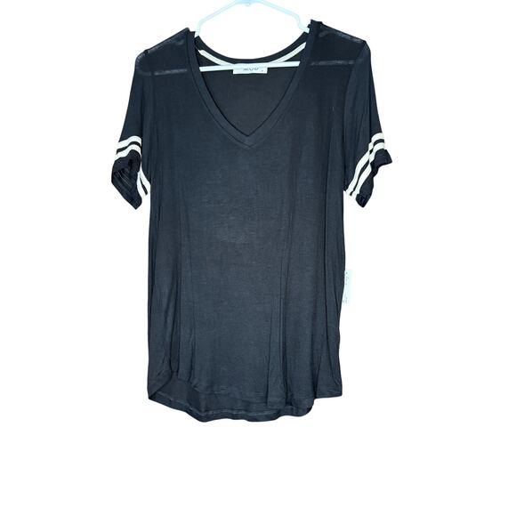 MOD black and white striped tshirt nwt - Picture 1 of 6